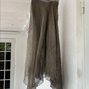 Vintage DKNY ankle length glamour skirt